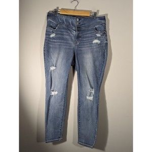 Lane Bryant High Waist Flex Magic Waistband Leggings Jeans Women Size 16